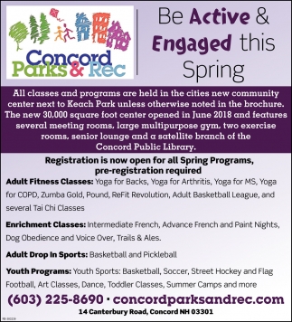 Be Active & Engaged This Spring