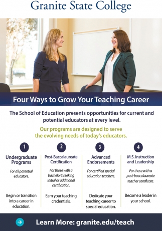 Four Ways To Grow Your Teaching Career