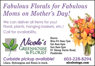 Fabulous Florals For Fabulous Moms On Mother's Day!
