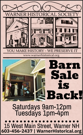 Barn Sale Is Back!