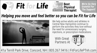Helping You Move And Fell Better