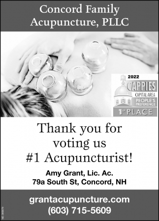 Thank You For Voting Us #1 Acupuncturist!