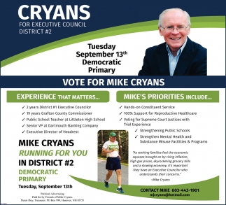 Vote For Mike Cryans