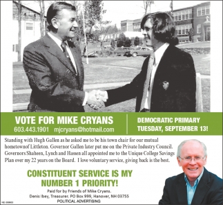 Vote For Mike Cryans