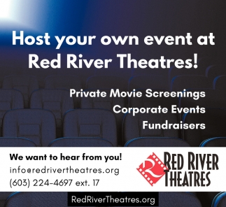 Host Your Own Event At Red River Theatres!