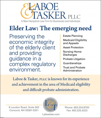 Elder Law: The Emerging Need