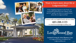Want To Learn More About Life At Ledgewood Bay?