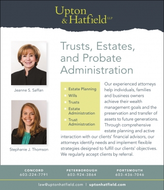 Trusts, Estates And Probate Administration
