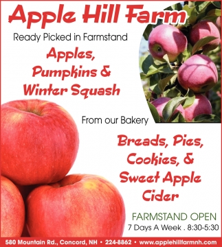 Apples, Pumpkins & Winter Squash