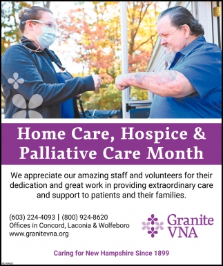 Home Care, Hospice & Palliative Care Month