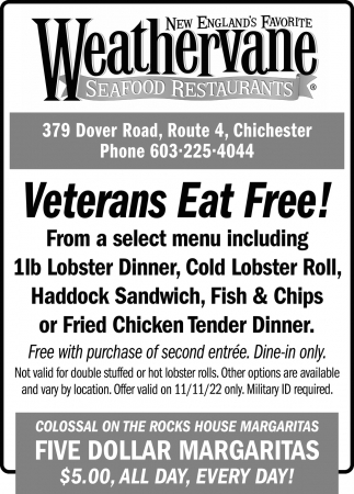 Veterans Eat Free!