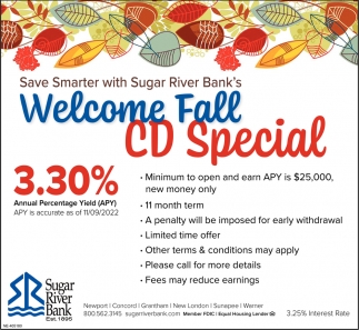 Welcome Fall CD Special