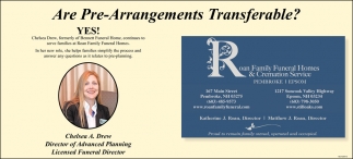 Are Pre-Arrangements Transferable?