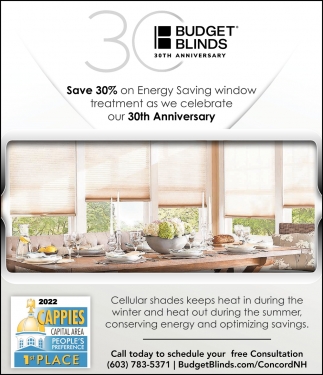Save 30% On Energy Savings Window Treatment