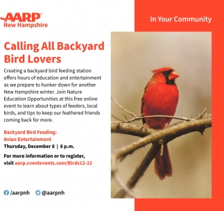 Calling All Backyard Bird Lovers