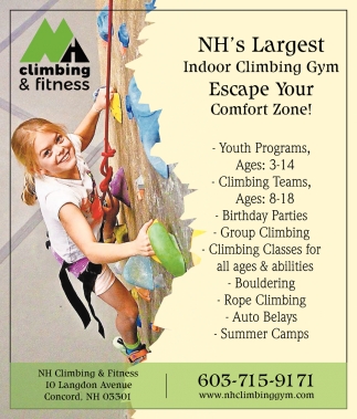 NH's Largest Indoor Climbing Gym
