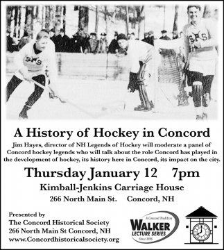 A History Of Hockey In Concord