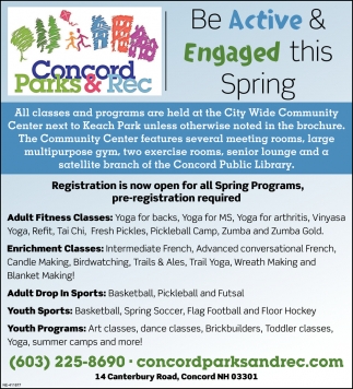 Be Active & Engaged This Spring