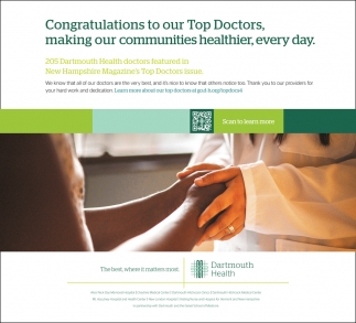 Congratulations To Our Top Doctors, Making Our Communities Healthier, Every Day.