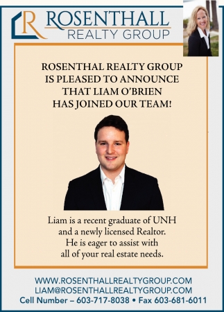 Liam O'Brien Has Joined Our Team!