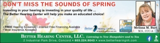 Don't Miss The Sounds of Spring