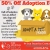 50% Off Adoption Fees