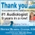 #1 Audiologist, 9 Year in a Row!