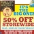 50% OFF Storewide