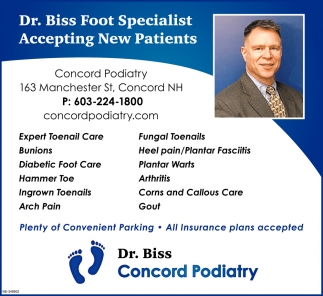 Dr. Biss Foot Specialist Accepting New Patients