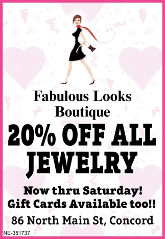 20% Off All Jewelry!