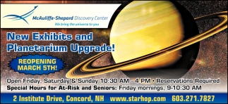 New Exhibits And Planetarium Upgrade!