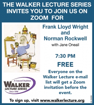 The Walker Lecture Series Invites You To Join Us On Zoom