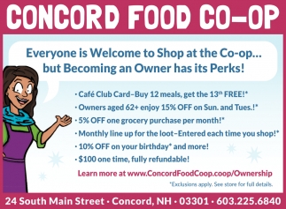 Everyone Is Welcome To Shop At The Co-Op...