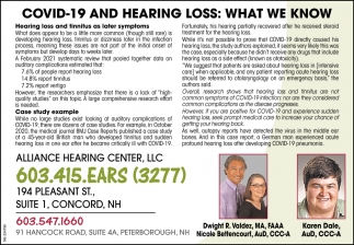 Covid-19 And Hearing Loss: What We Know
