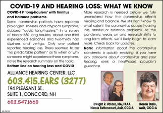Covid-19 And Hearing Loss: What We Know