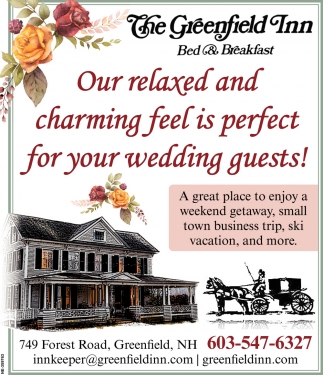 Our Relaxing And Charming Feel Is Perfect For Your Wedding Guests!
