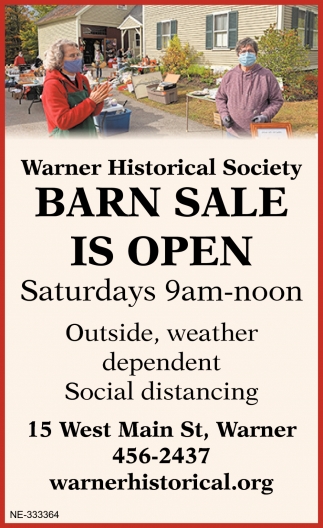 Barn Sale Is Open