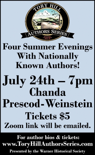 Four Summer Evenings With Nationally Know Authors!