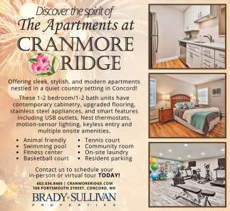 Discover The Spirit Of The Apartments at Cranmore Ridge