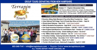 Group Tours Departing From New Hampshire