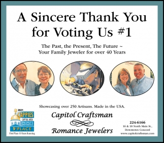 A Sincere Thank You For Voting Us #1