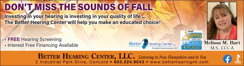 Better Hearing Center, PLLC.