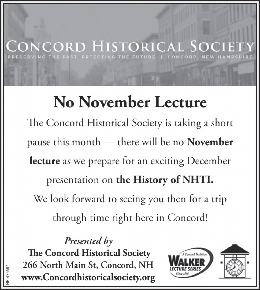 The Concord Historical Society