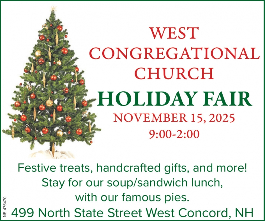 West Congregational Church Fair