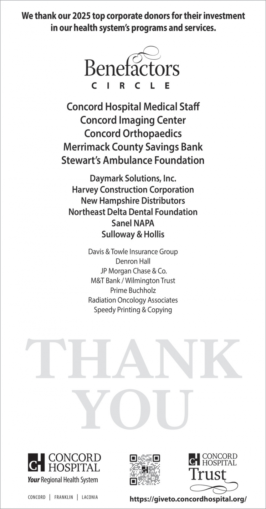 Concord Hospital Trust