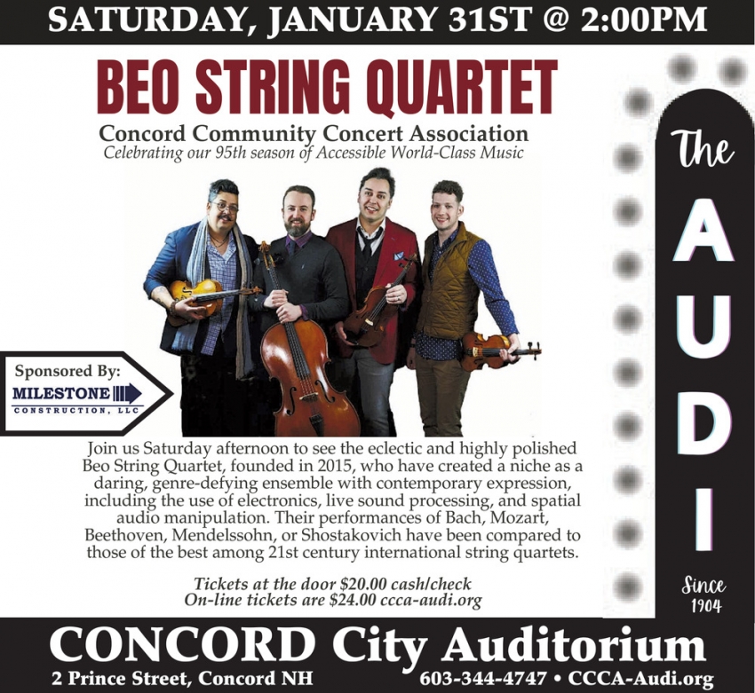 The Audi Concord City Auditorium 