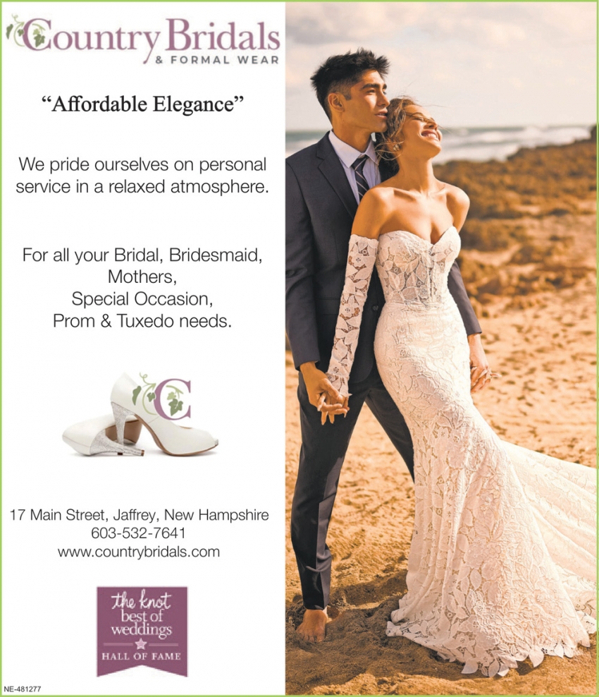 Country Bridals & Formal Wear