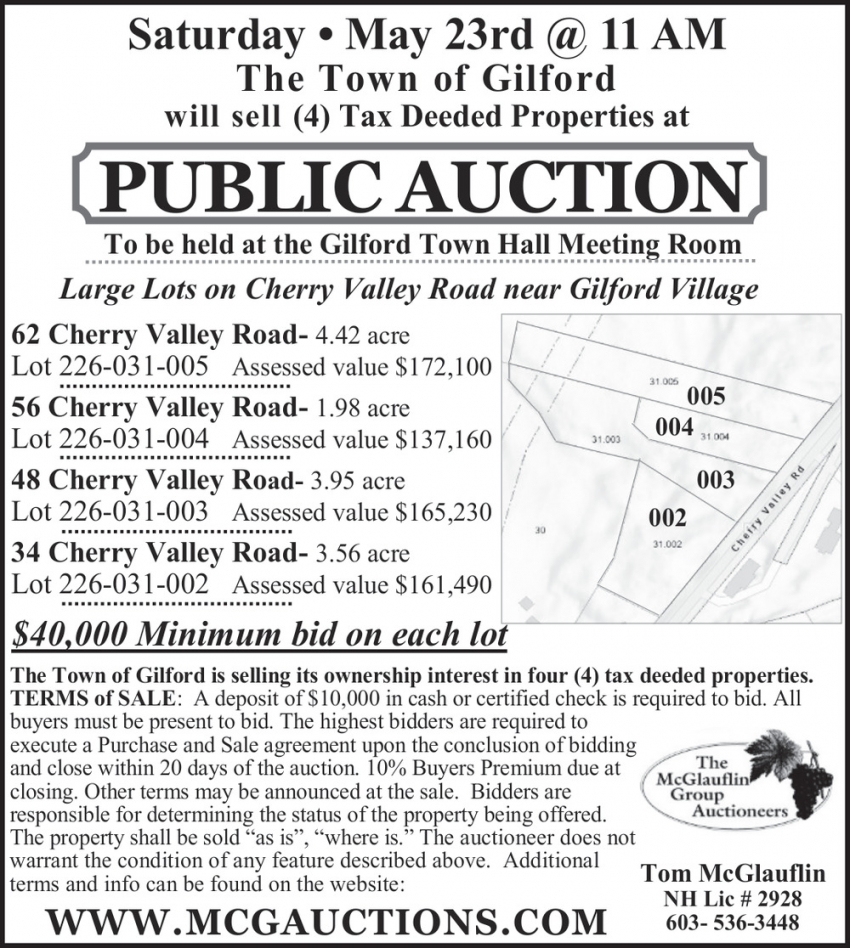 The McGlaufinn Group Auctioneers