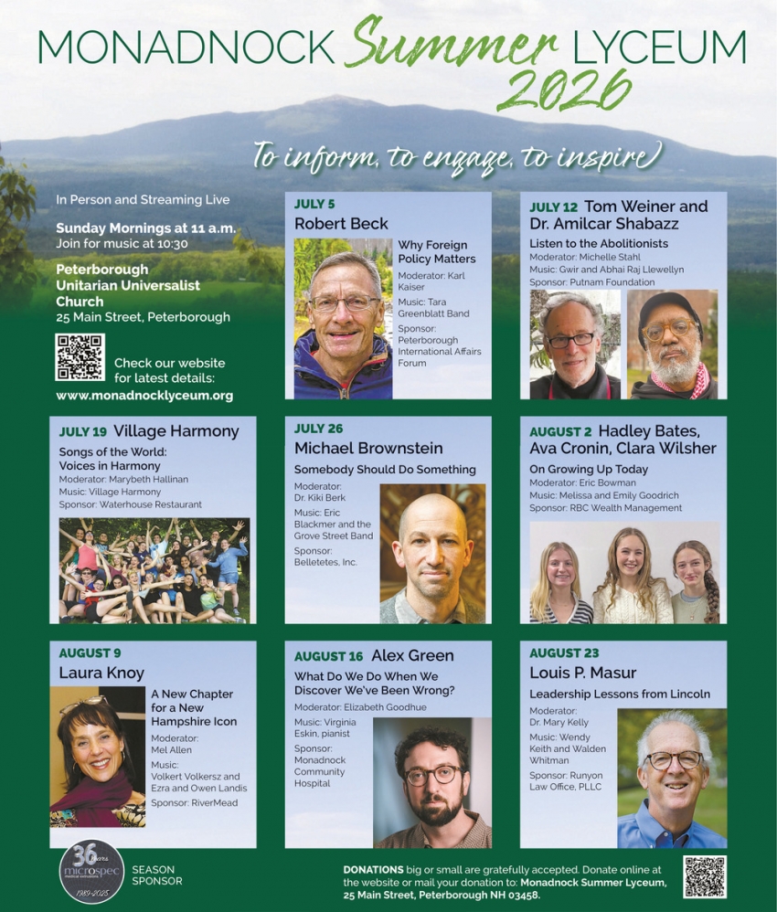 Monadnock Summer Lyceum