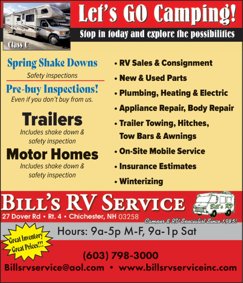 Bill's RV Service